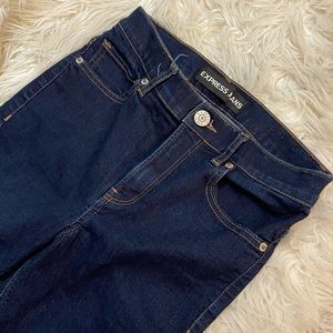 Express High Waist Legging Jeans Dark Wash
